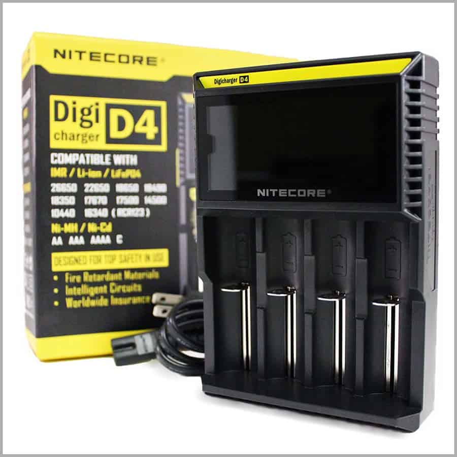 Batteries and Chargers - Nitecore Digicharger D4 Canada