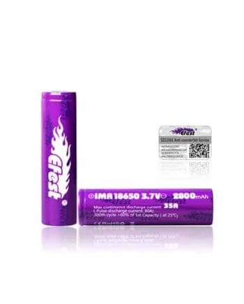 Batteries and Chargers - Efest Purple 18650 2800 mAh 35A