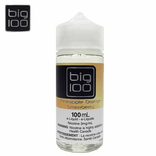 Big 100 E-Liquid (100ml) Pineapple Orange Strawberry Canada