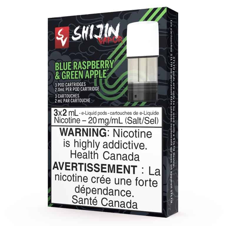 STLTH Shijin Pod 3-Pack Blue Raspberry Green Apple Canada