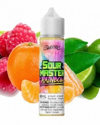 Sour Master E-Liquid 60ml Rainbow Canada