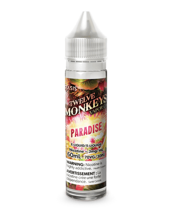 Twelve Monkeys E-Liquid (60ml) "Paradise" Canada