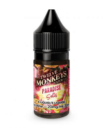 Twelve Monkeys Nicotine Salt (30ml) "Paradise" Canada