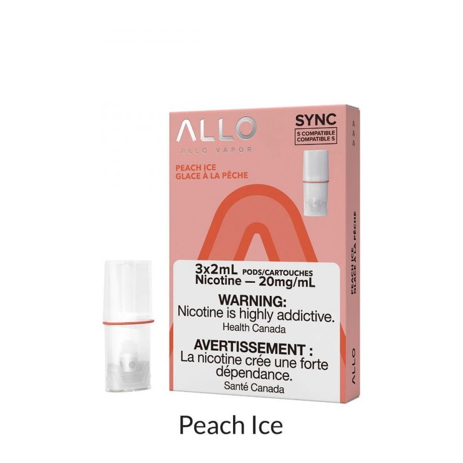 Allo Sync Peach Ice Pods Canada