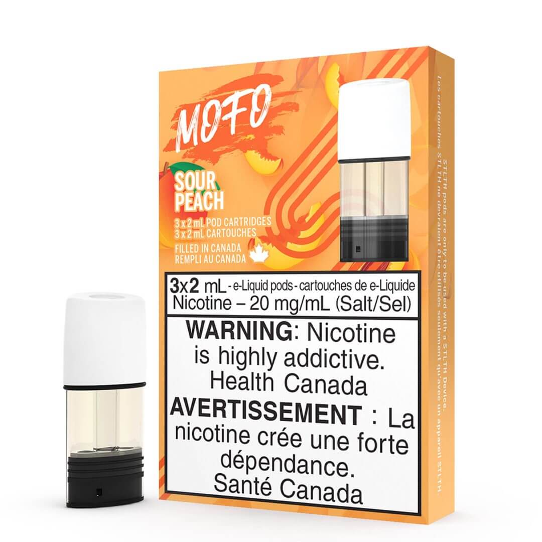 Mofo STLTH Sour Peach Pods Canada