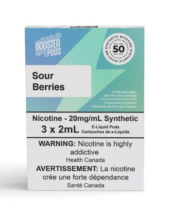 Boosted Pods Sour Berries STLTH Canada