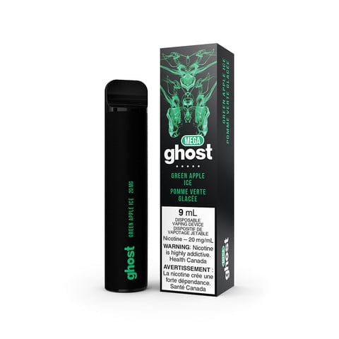 GHOST MEGA Disposable Vapes (Canada) - Green Apple Ice