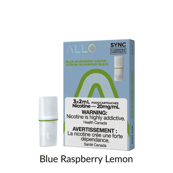 Allo Sync Blue Raspberry Lemon Pods Canada