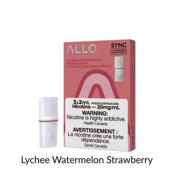 Allo Sync Lychee Watermelon Strawberry Pods Canada