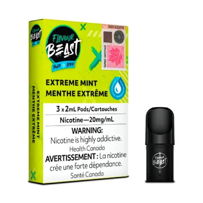Extreme Mint Iced Flavour Beast Pods 3-Pack Canada
