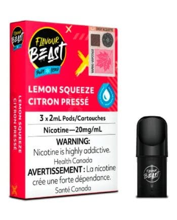 Flavour Beast Pods Lemon Squeeze 3-Pack for STLTH Canada