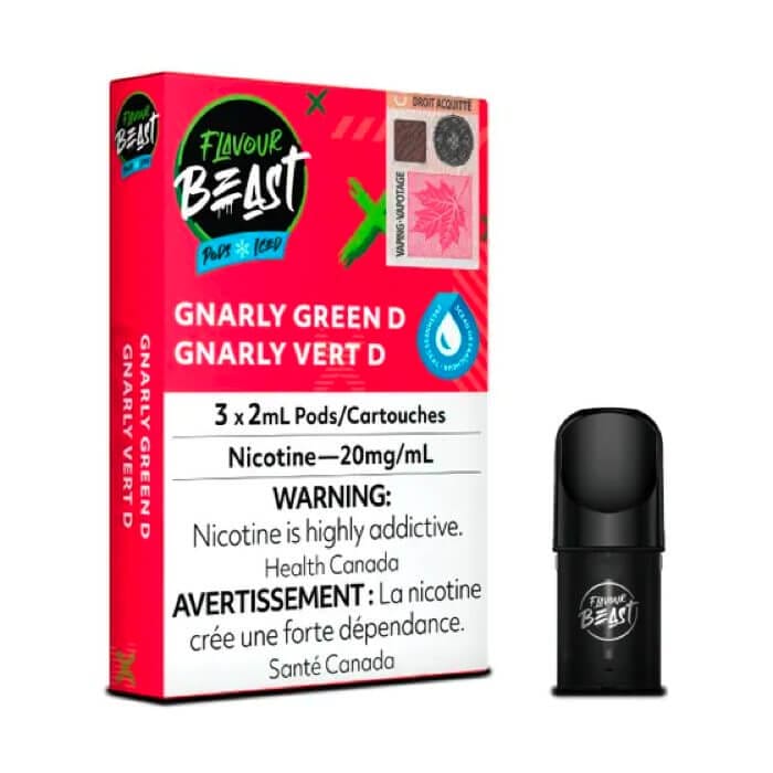 Gnarly Green D Flavour Beast Pods 3-Pack Canada