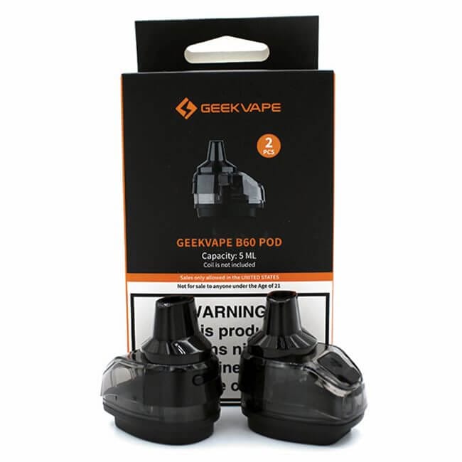 Geekvape B60 Boost 2 Empty Replacement Pods 2-Pack Canada