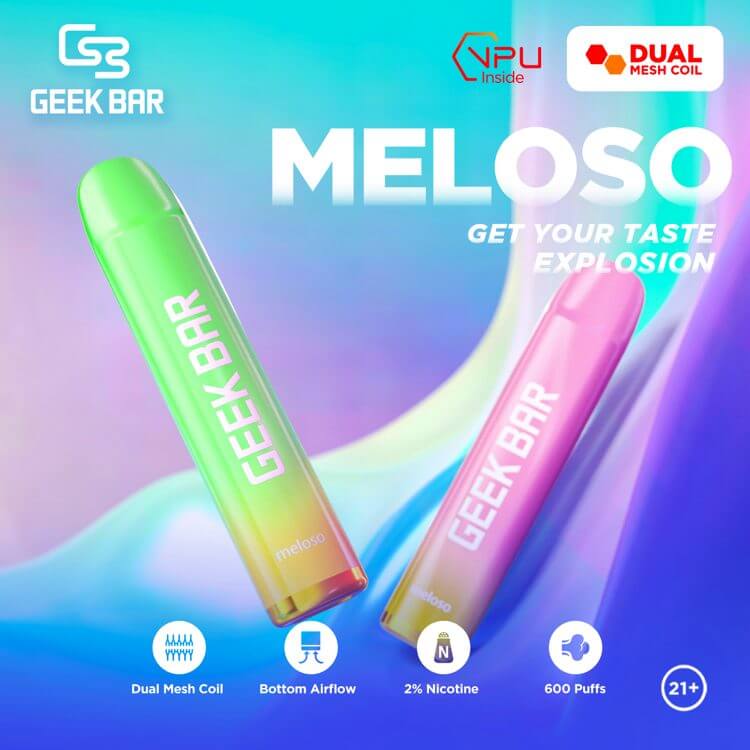 GeekBar Meloso 600 Puff Disposable Vape Pen Canada