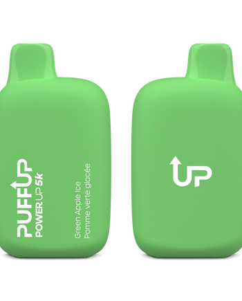 PuffUp PowerUp 5K Disposable Green Apple Ice Canada
