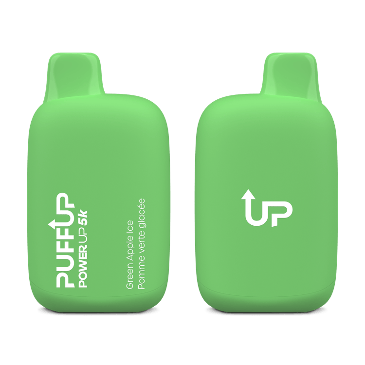 PuffUp PowerUp 5K Disposable Green Apple Ice Canada