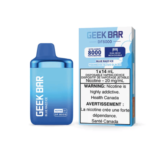 Geek Bar DF8000 Disposable Vape Blue Razz Ice Canada