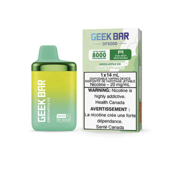 Geek Bar DF8000 Disposable Vape Green Apple Ice Canada