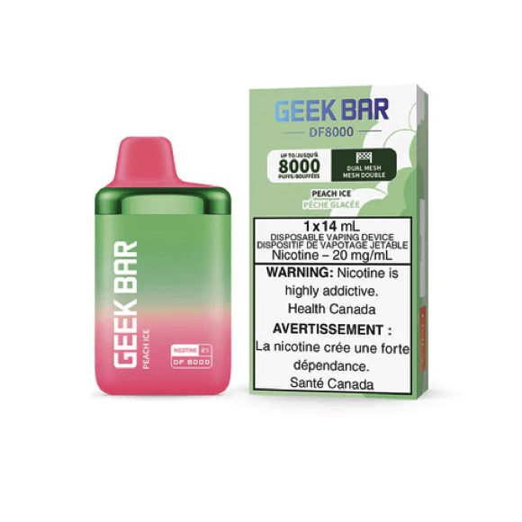 Geek Bar DF8000 Disposable Vape Peach Ice Canada