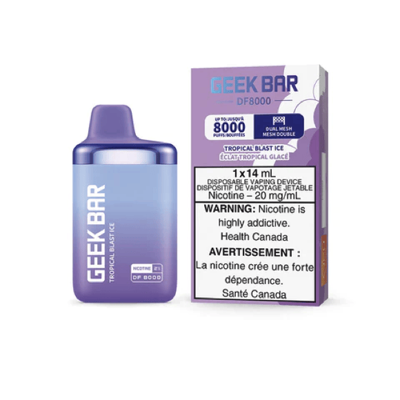Geek Bar DF8000 Disposable Vape Tropical Blast Ice Canada