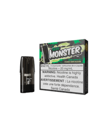 STLTH Monster Pod Pack Green Apple Ice Canada