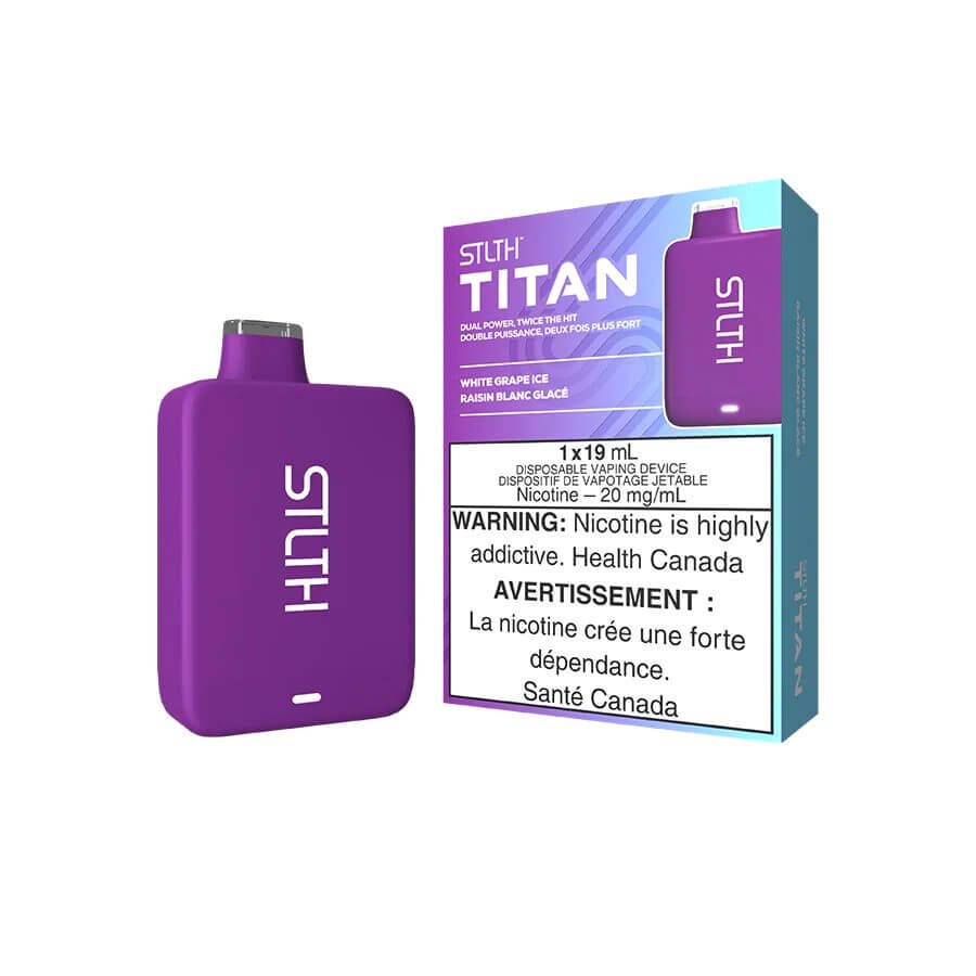 STLTH Titan Disposable White Grape Ice Canada